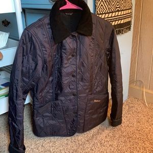 Barbour Coat with corduroy collar